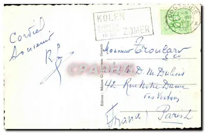 Kasyno w Ostende — Wjazd główny i Bar Beaulieu — Wydawnictwo Bercky, nr 278 — Rewers