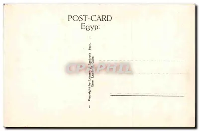 Kair: Most Kasr "Khédive Ismaïl" — wydawca Lehmann & Landrock, nr 126 — Rewers