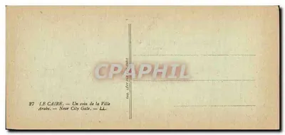 Kair — Kąt miasta arabskiego — W pobliżu bramy miasta — LL — 27 — Rewers