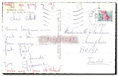 Evreux (Eure) — Brzegi Ytonu — Combière — Rewers