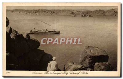 Assuã: A ilha sagrada submersa de Filae — Editor Lohnert & Landrock, n° 15419