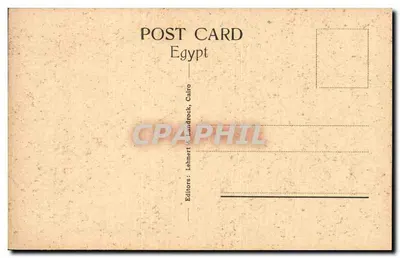 Cairo — Acampamento beduínos — Lehnert & Landrock — Verso
