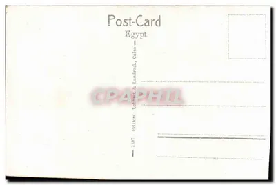Héliopolis - O Obélisco — Editor: Lehmann & Landrock, n° 1187 — Verso