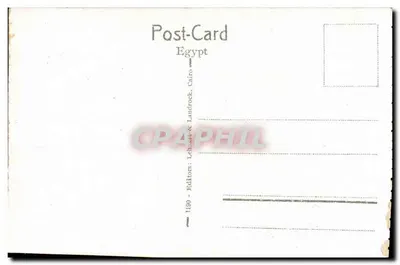 Kélopolis — Aleja Bazyliki — Wydawca Lohiat & Landrock, nr 1190 — Rewers