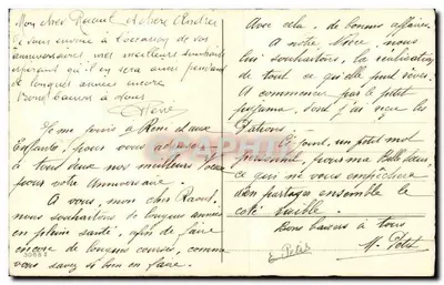 Arranjo de crisântemos — Aniversário — MN, n° 30681 — Verso