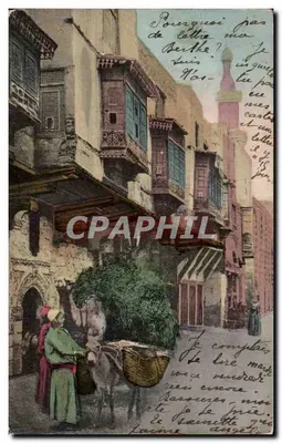 Kair — Rue de Moucharaibeh — Wydawca: Wanderer Verlag, G. m. b. H. (Berlin) — Numer seryjny: 33