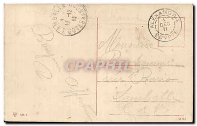 Alexandria — Place des Consuls — editor desconhecido — Verso