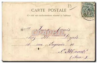 Libourne — Place de l'Hôtel-de-Ville — Henri Guillier, 44, rue Fombouye, Libourne (n°1311) — Rewers
