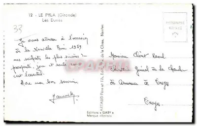 Les Dunes — Le Pyla (Gironde) — Wydawnictwo Gaby — Rewers
