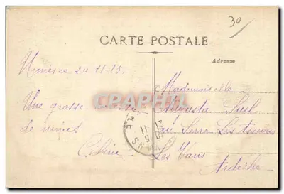 Nîmes - Kanał Fontaine — wydawca nieznany, nr 77 — Rewers
