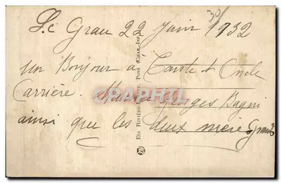 Le GRAU-du-ROI (Gard) — As Duas Riberas — Édit Galeries des Plots Blens, n° 2105 — Verso