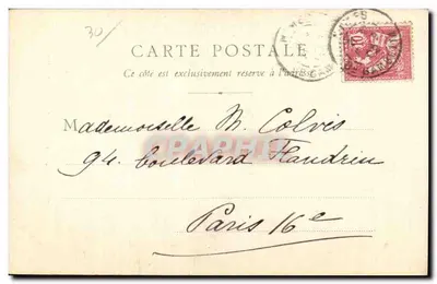 Nîmes - Statua Alphonsa Daudeta - G. F. Chalon-sur-Saône, n°125 — Rewers