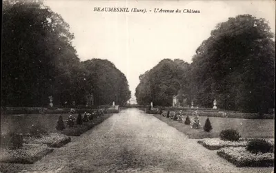 Beaumesnil (Eure) - A Avenida do Castelo