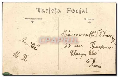 Corrida de touros — Paso de Muleta — 1922 — Verso