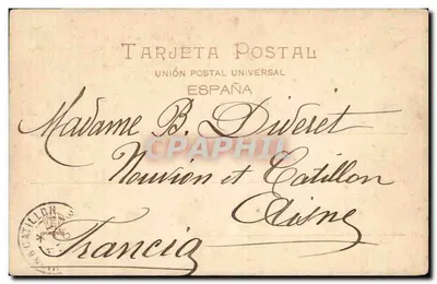 Corrida de touros — Guerra y Descabellando — Hauser y Menet, n° 378 — Verso