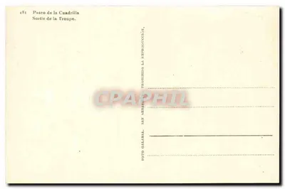 Paseo de la Cuadrilla — Saída da tropa — Foto Galazá — Verso