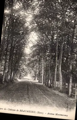Parque do Castelo de BEAUMESNIL (Eure) — Avenida Montmorency