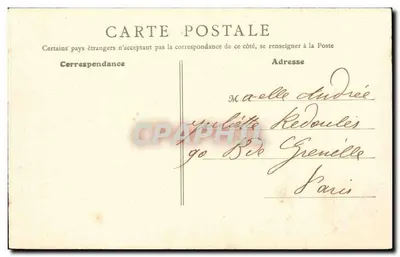 Louvières (Eure) - O Museu — B. F., Paris, n°25 — Verso
