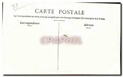Arcachon — A Estacade — Editor Starch, Paris — Verso