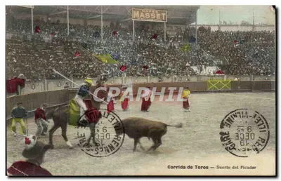 Corrida de Toros — Suerte del Picador — éditeur RENNES