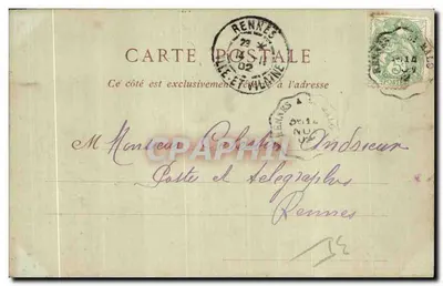 Saint-Servan — La Cale i wieża Solidor — kolekcja ND Phot — Rewers
