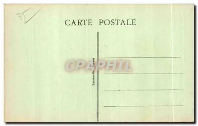 Costa de Émeraude — A Ponta do Décollé — St LUNAIRE — editor Laurent-Né, Nantes, n° 1677 — Verso
