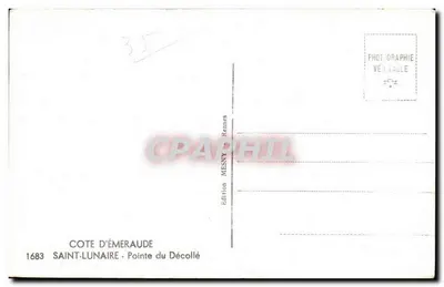 Costa d'Emeraude — Punta del Décollé — Edizione MESNY Rennes — Verso