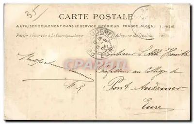 Côte d'Émeraude — Saint-Briac — A guarda Guérin — G.F. n°2729 — Verso