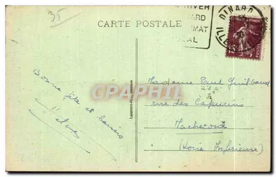 Costa da Esmeralda - A Goule aux Fées - Saint-Enogat — Verso