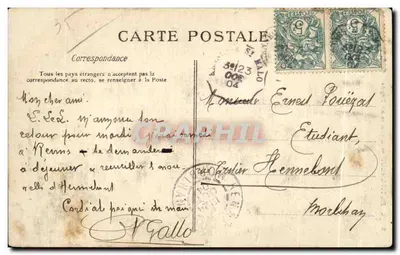 Rotheneuf — De Eremit in Rust — G. F. — Achterkant