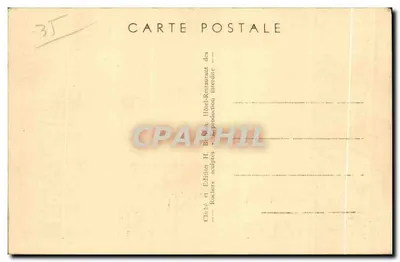 Côte d'Émeraude — Rothéneuf — Wejście do Skalnych Formacji — Wydawnictwo H. Béca — Rewers