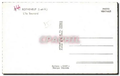 L'Île-Besnard — Cảnh ven biển — Nhà xuất bản Gaby, Nantes — Mặt sau