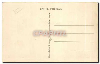 Côte d'Émeraude. 1. Rothéneuf — Wejście do wydeptanych skał — Wydawnictwo H. Brebion — Rewers