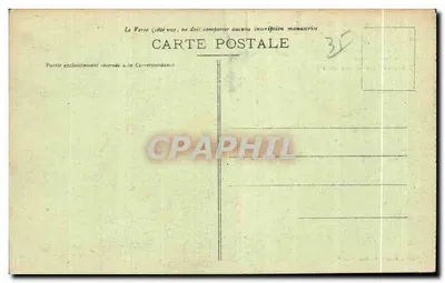 Costa de Émeraude - Emerald Coast — Bordas da Rance - La Vicomté — Edição Guérin, St-Malo (I.-st-V.) — Verso