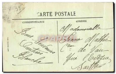 Dinard — L'Anse du Priseur, widok z Vicomté — LL, n° 102 — Rewers