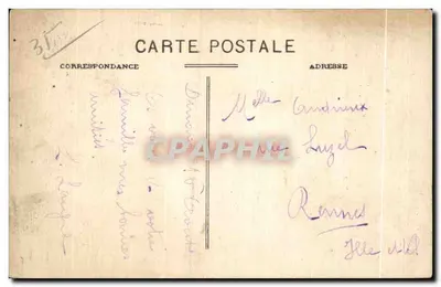 Dinard — Widok na plażę z kasyna — A. Larnard, wydawca, Rennes — Rewers