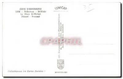 Costa da Esmeralda — Mont-Saint-Michel, Dinard, St-Servan — Lumicap — Verso