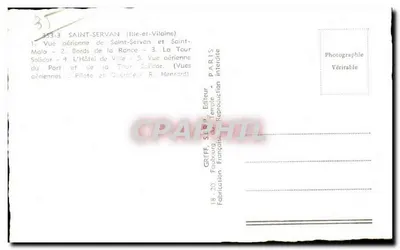 Saint-Servan — Lembrete — Greff — Verso
