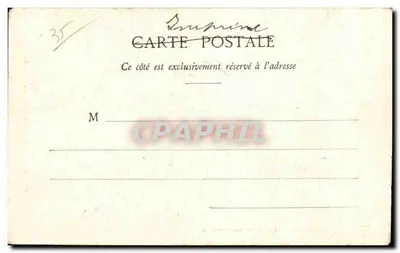 A Virgem de Bizeux — Cote d’Émeraude sobre a Rance — St-Servan — G. F. — n°897 — Verso