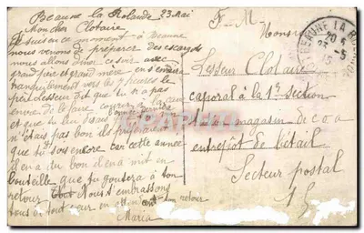 Soldado e mulher à lua — La Pensée, n°45 — Verso