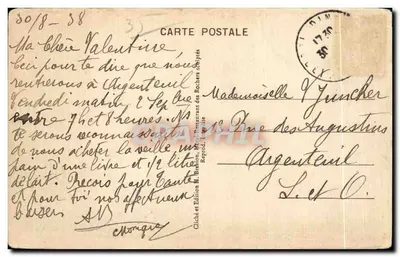 Côte d'Émeraude. 1. Rothéneuf — Wejście do wydeptanych skał — Cliché i wydanie M. Bréton — Rewers