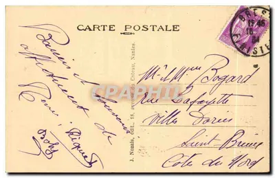 Brest i okolice — Północny Finistère połączony z południem przez Most Plougasatel — J. Nozais, 104 — Rewers