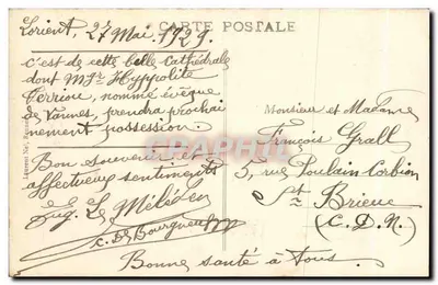 VANNES - A Catedral — n° 138 — Verso