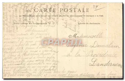 Castelo de Kerjean — Facha da Cour d'Honneur — Coleção Villars, Quilliope — Verso