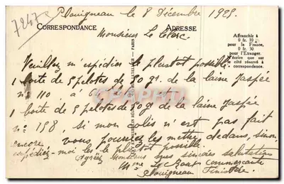 Primel (Finistère) — A Ponta, as Cadeiras. Efeito de Lâminas — ND — Verso