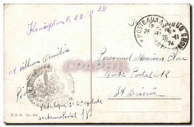 Wiesbaden — Piazza do Mercado - Palácio Municipal - Templo Principal — editor K.S.M. No. 502 — Verso