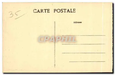 Cancale (I.-et-V.) — As Falésias — A. Lamiré, editor, Rennes — Verso