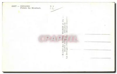 Dinard — Pointe du Moulinet — Société des Éditeurs Waron et Cie — Rewers