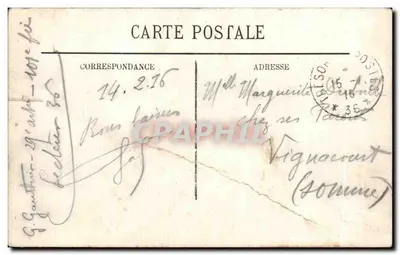 Paris — Le Sacré-Cœur et le Réservoir des Eaux — LL. — 1931 — Verso