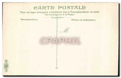 Nantes - Het Kasteel & de Kathedraal — uitgever S.476 — Achterkant